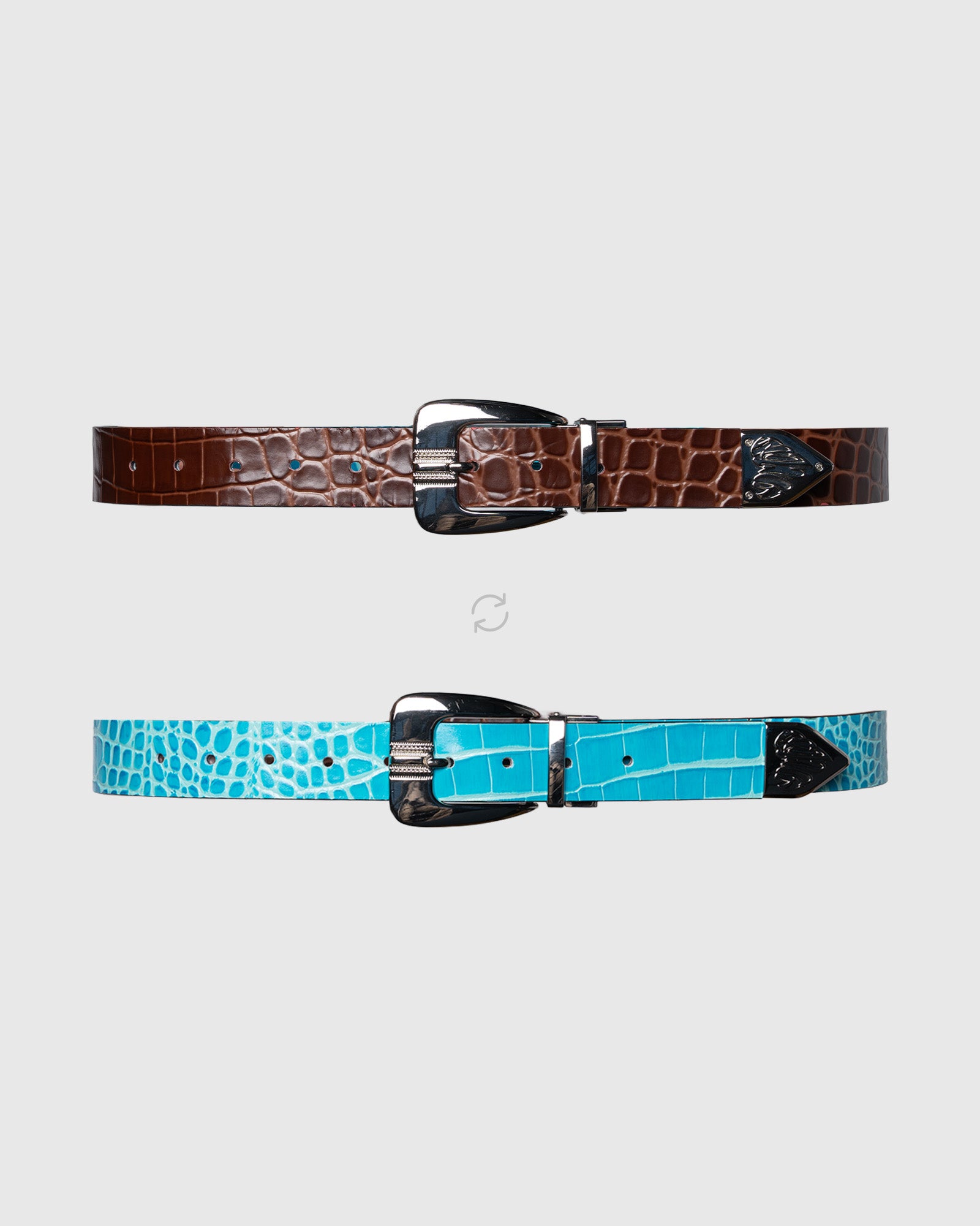 Brown & Blue Set - Belt
